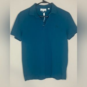 lacoste botton tee